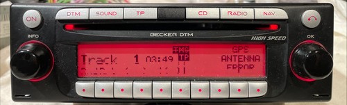 Becker be7912 autoradio dtm - cd,