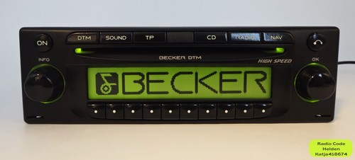 Becker dtm high speed radio - high,